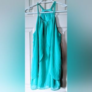 Teal Swing Dress, Summer Dress